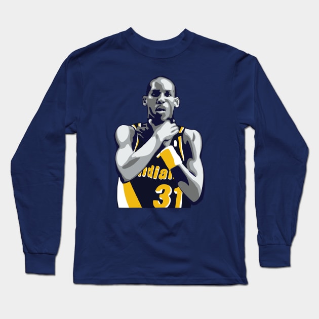 Reggie Miller Choke Long Sleeve T-Shirt by qiangdade